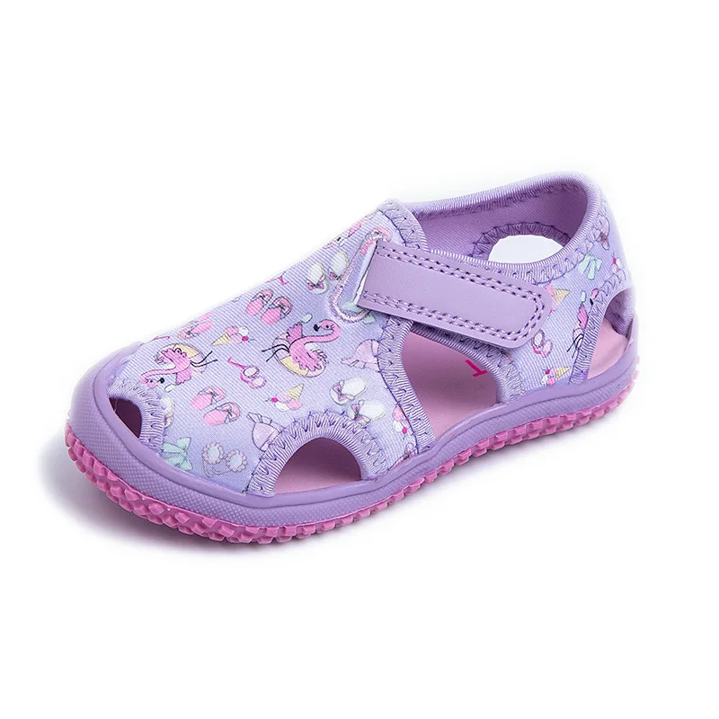 Kids Shoes Summer New Breathable Hollow Out Girls Shoes Beach Sandals Indoor Baby Toddler Soft Sole Non-slip Casual Shoes 크록스 5