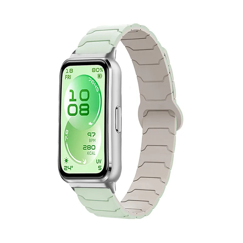 Magnetic Armor Silicone Watch Strap Replacement Band