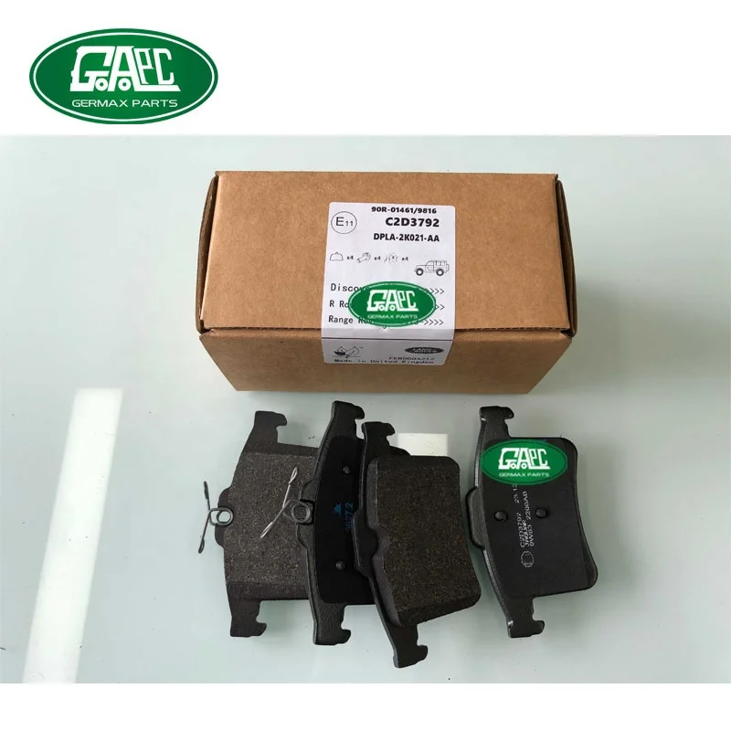 Brake Pad C2D3792 C2D60655 Rear GJ0098 GJ0083 For XF 2009-2015 XJ 2010- XK 2006-2014 GAPC Good Quality Spare Parts