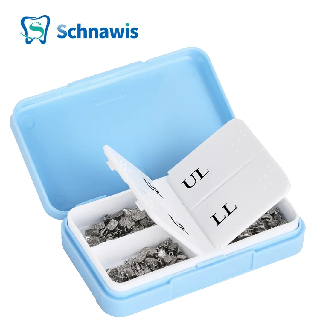 100Set/400pcs Dental Orthodontic Buccal Tube Bondable 1st Molar Monoblock Non-Conv Edgewise MBT Tube Roth Orthodontist Tools