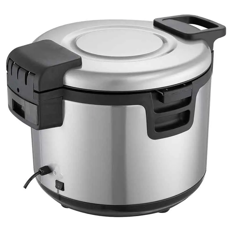 Smart Large Capacity 19L Commercial Mechanical Rice Cooker With Rotary Button Stainless Steel Industrial Rice Cookers