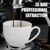 Espresso Machine 15 Bar, Coffee Maker With Milk Frother Steam Wand, Built-In Bean Grinder 3