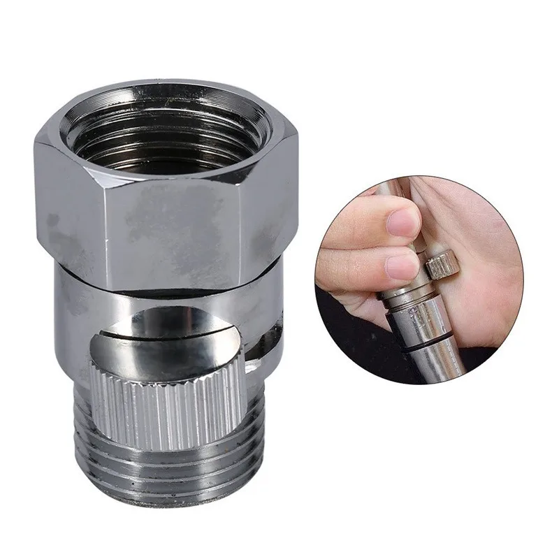 Bathroom Shower Brass Junction Water Flow Control Valve Straight through Shut -off Angle Valve Bath Water Tap Accessory