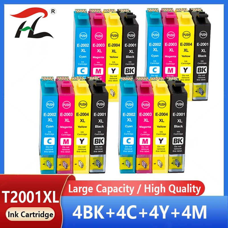 For Epson T2001 T2002 T2003 T2004 Ink Cartridges T200 For Workforce WF