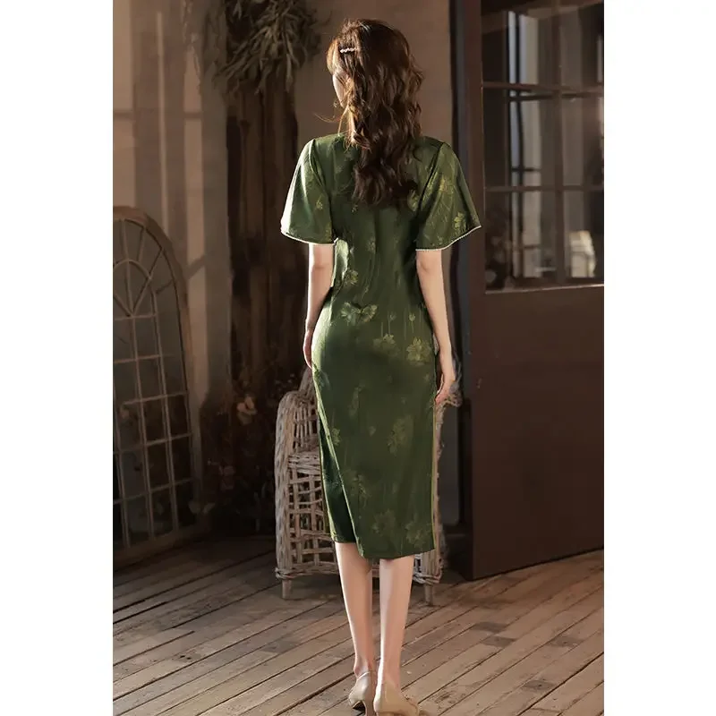  ׸ Cheongsam 2022 ο ǳ       巹 ҳ   Qipao 巹