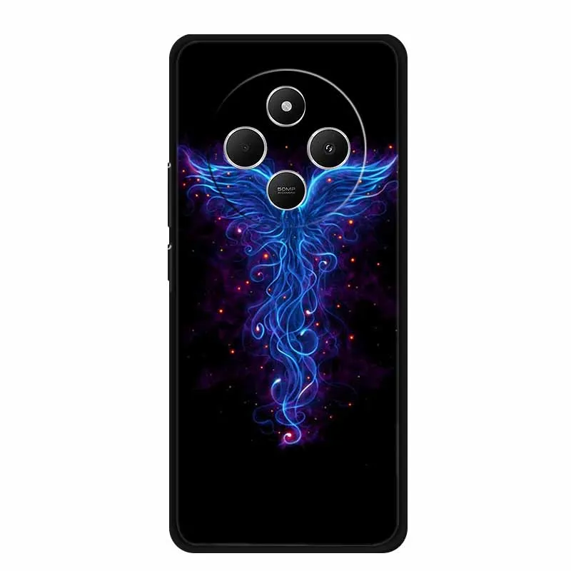 Sleek Black Silicone Shockproof Phone Case - Soft Protective Back Cover