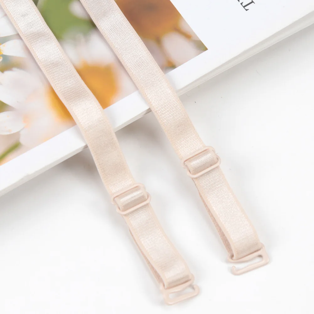 Slip-Resistant Elastic Shoulder Straps for Women - Multi-Color Lingerie Accessory