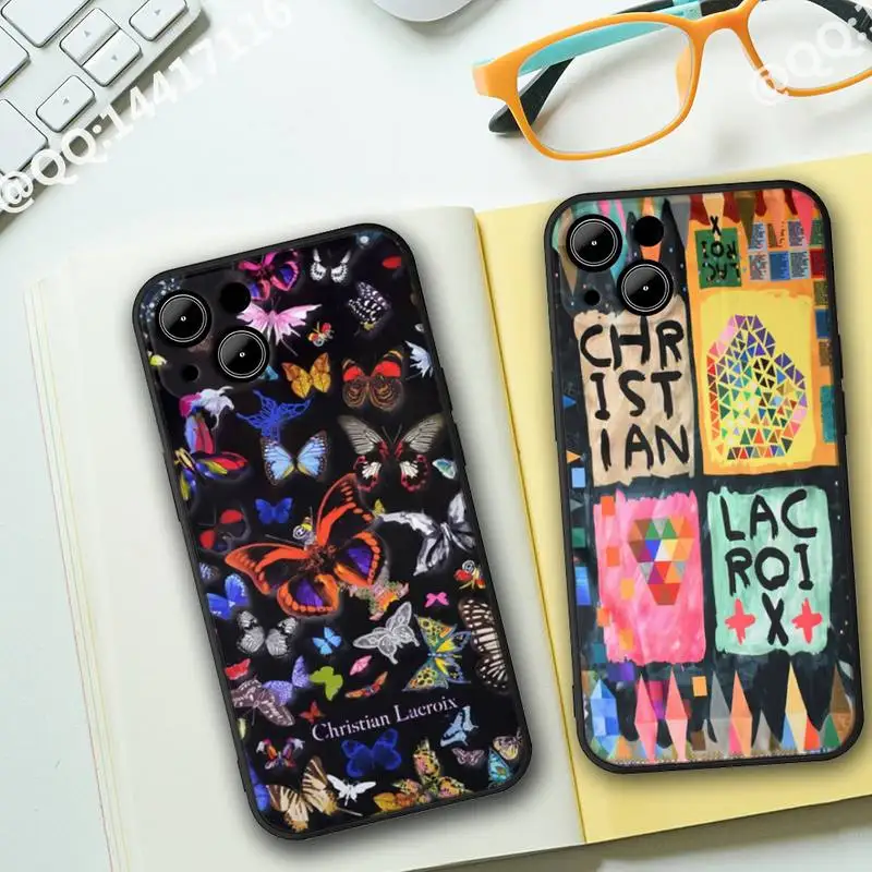 Custodia Per Telefono Christian Lacroix Per Iphone13 12 11 Pro Max X Xr Mini Xs 7 8 6S Plus Se 2020 Cover A Copertura Totale Per Telefono