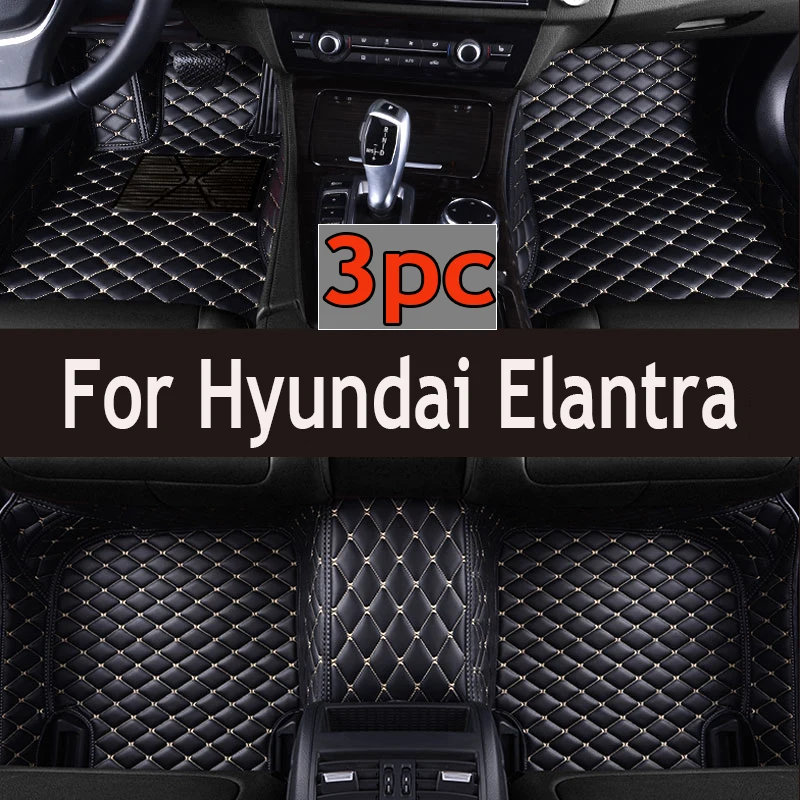 

Car Floor Mats For Hyundai Elantra 2023 2022 2021 Carpet Foot Pads Accessories Interior Parts Waterproof Rugs Automobile Dash