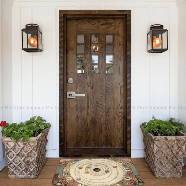 Rejtély Tarot Kártya Hálószoba Szőnyeg Vintage Zodiac Kör Horoszkóp Ajtó Konyhai Szőnyegen Kültéri Otthoni Dekoráció - Image 6