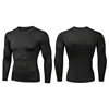 2 Pack Men's Compression Shirts Gym Long Sleeve Running Workout Tops Base Layer Quick Dry Sports Athletic Workout T-Shirt 5