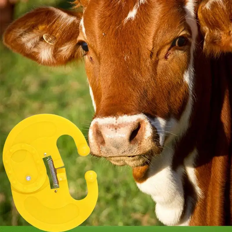 Cow Nose Thorn 5x Nose Ring For Cow Weaner Milk Sucking Preventer Farm Livestock Animal Weaning Tool Compact For Cattle