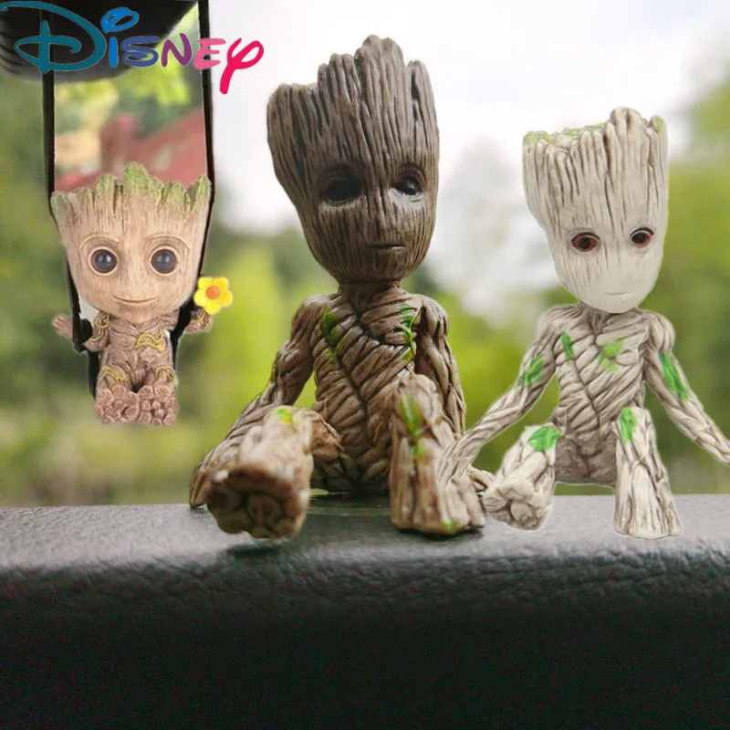 6Cm Anime Figura Groot Albero Uomo Guardiani Della Galassia Marvel Avengers Giocattoli Action Figure Groot Decorazione Auto Bambini Giocattoli Regali