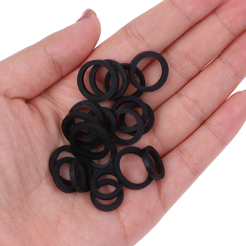20PCS Mixed Idle Tire Wheel Belt Loop Ldler Rubber Ring for Cassette Deck Recorder Tape Stereo Audio Player