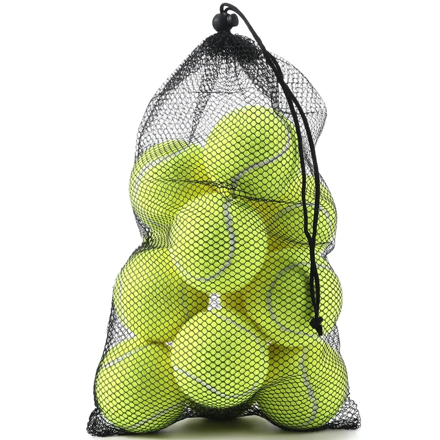 AMA Tennis Balls,12-Pack Advanced Training Tennis Balls for Beginner, Pet Dog practice Tennis Balls with Mesh Bag for Easy Carry AMA Tennis Balls,12-Pack Advanced Training Tennis Balls for Beginner, Pet Dog practice Tennis Balls with Mesh Bag for Easy Carry