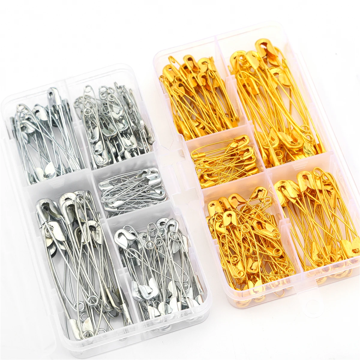 1000pcs Mini Safety Pins 18mm Black/Silver/Golden Safety Pins Metal Clip  Marker Needle Safety Pind Pins Pincushions Accessories