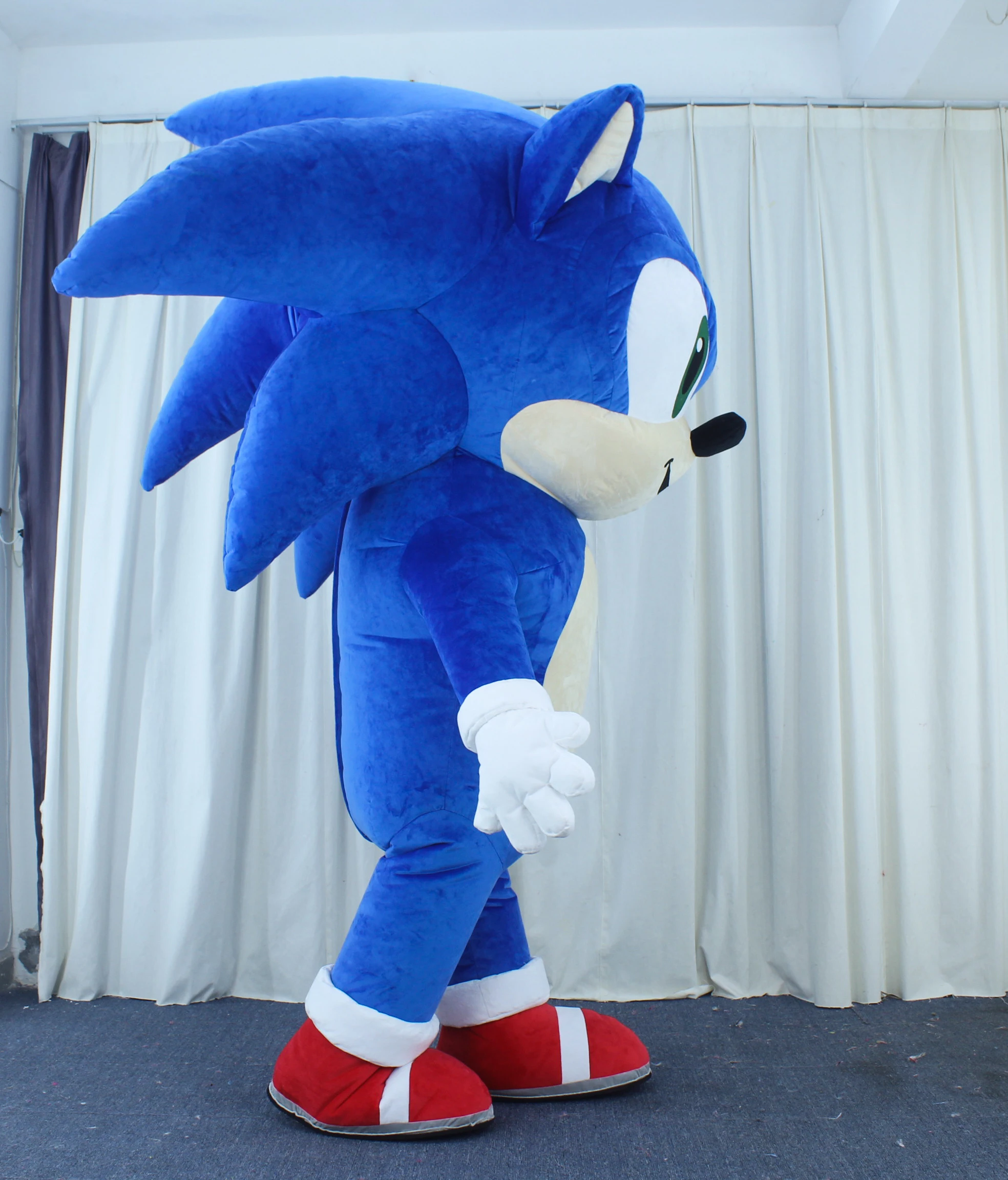 Inflatable Suit Sonic Costume Cosplay Fursuits For Adult Carnival Halloween  Clothing Perform Sonic Cosplay Advertising Costumes