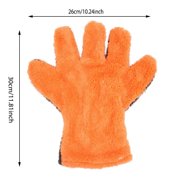 Microfiber Car Body Interior Cleaning Towel Gloves Soft Car Care Thicken Detailing Drying Cloth Clean Tool Wash Rags