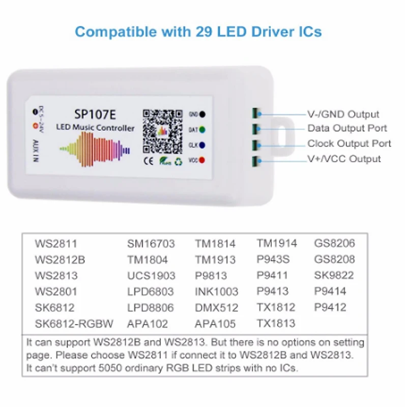 DC5V-24V LED IR    RGBIC  ÷ Ʈѷ, WS2811 WS2812B WS2813 LED Ʈ LED ⿡ 
