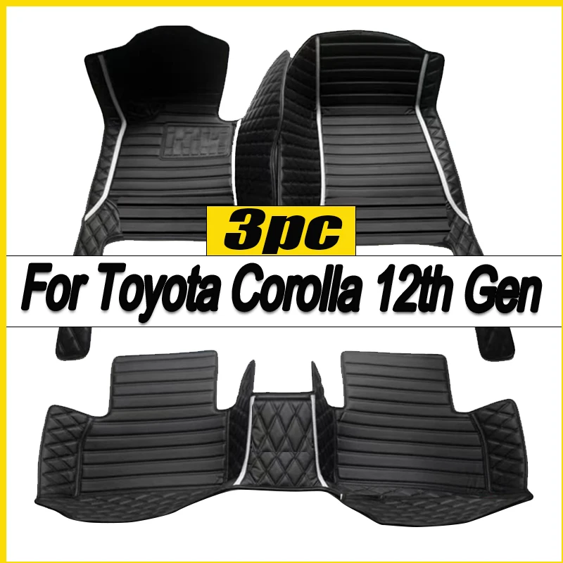 

Car Floor Mats For Toyota Corolla 12th Gen. Hybrid 2019-2023 20 21 22 Custom Foot Pads Auto Carpet Cover Interior Accessories