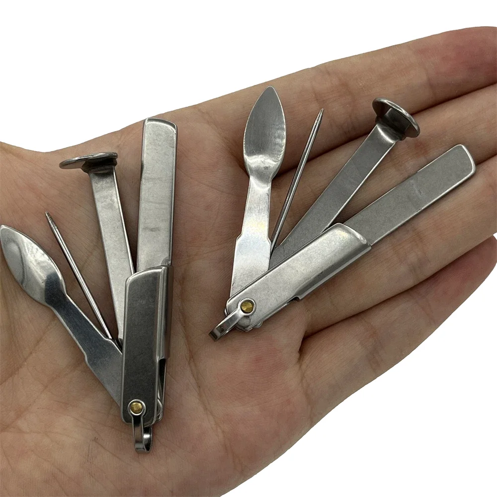 3-in-1 Multifunctional Cleaning Tool Kit Portable Smoking Pipe Tube Cleaner Knife Press Rod Pick Rod Scraping Spoon 1pc tobacco smoking accessories smoking pipe cleaners