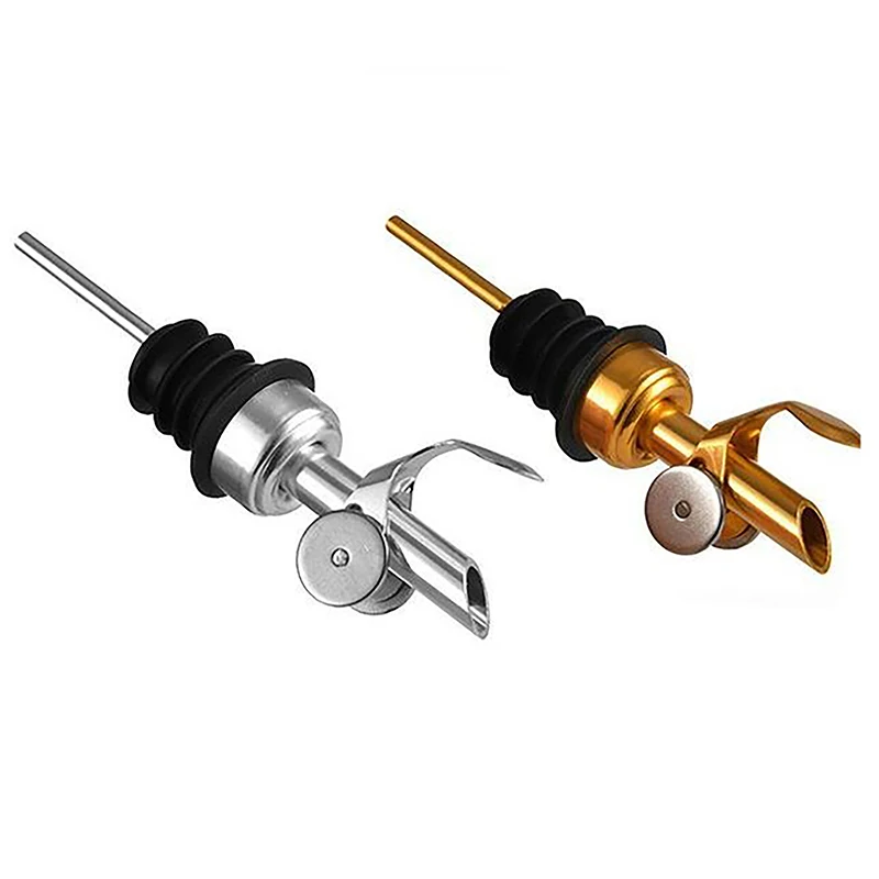 Professionale Bar Gold Metal Tappo Di Sughero Olio D'oliva Aceto - Foto 2