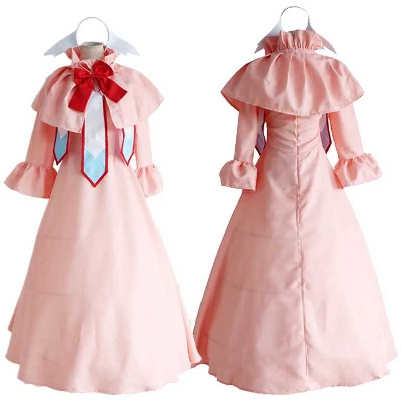 Fairy Tail Mavis Vermilion Cosplay Costume for Women (Unofficial)