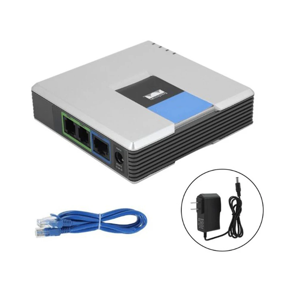 Nieuwe Ontgrendelde Pap2 T Nip Voip Telefoonadapter Met 2 Fxs Telefoonpoorten Voip Gateway