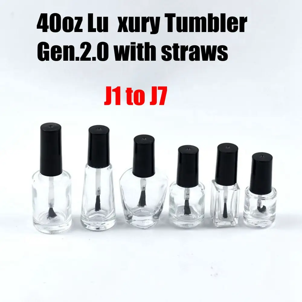 

Clear glass cap nail polish bottles round empty bottles of glass 40oz Mug Tumbler With Handle GEN 2.0 Luxury J1 to J7