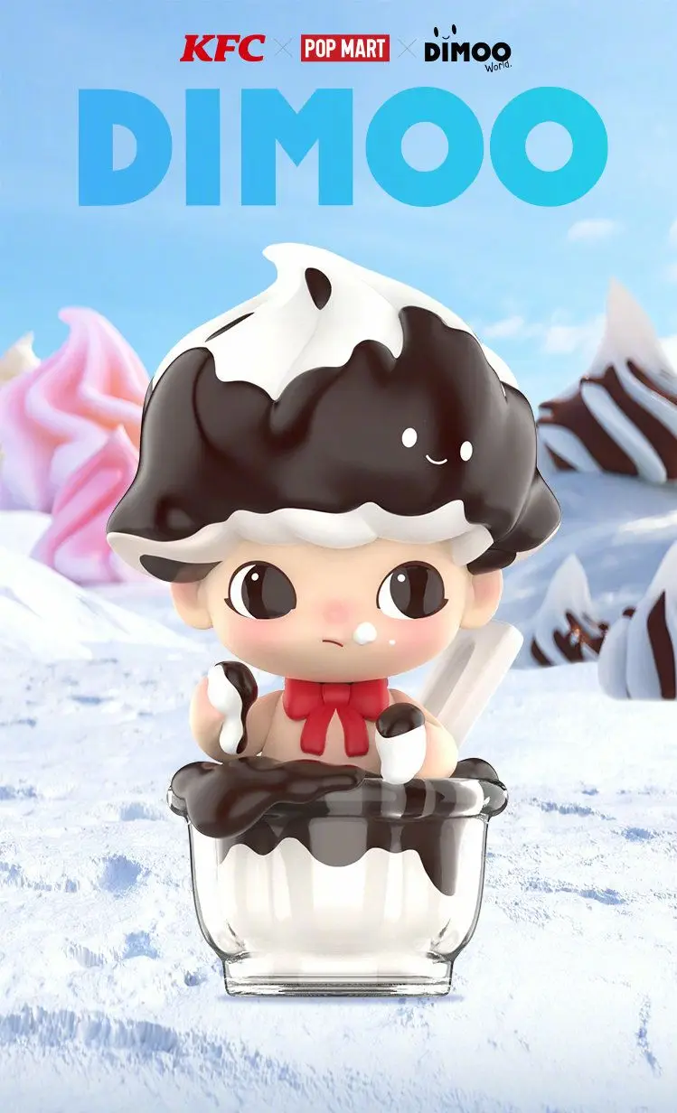 POP MART DIMOO KFC Serie conjunta Caja ciega Juguetes Modelo Confirmar ...