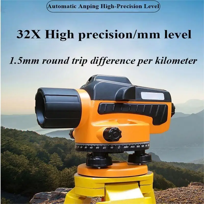 

GOL 32X Optical Auto Level Instrument Surveying And Mapping Construction Tools Automatic Level Gauge Parallel Tester Laser Level