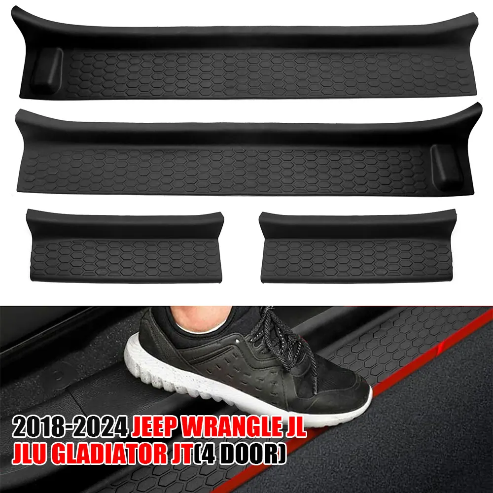 4pcs-Car-Door-Sill-Guards-Kit-for-Jeep-Wrangler-JL-JLU-2018-2022-Jeep ...