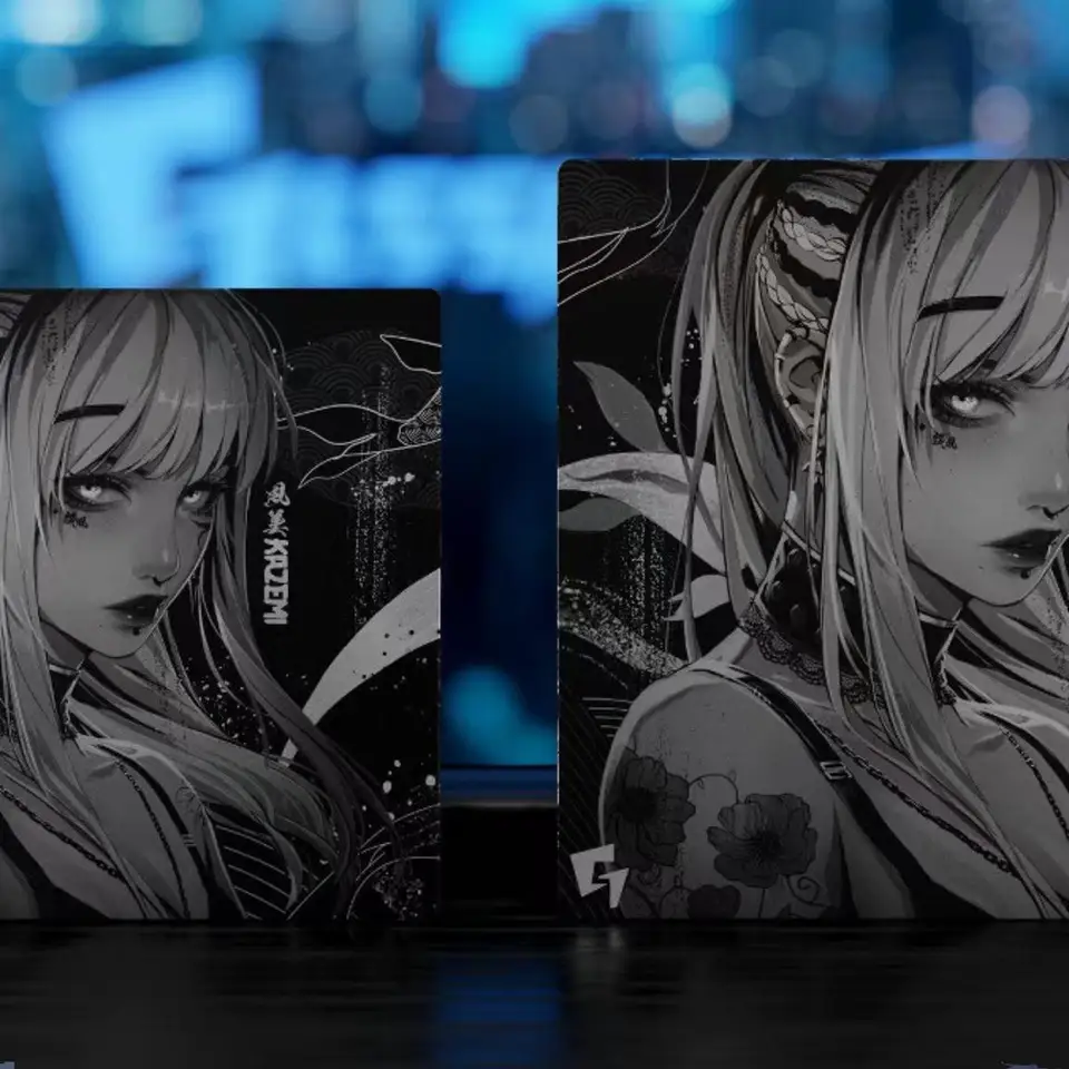 GLSSWRKS Akari Kamzei Hana glass pads e-sports FPS tempered glass