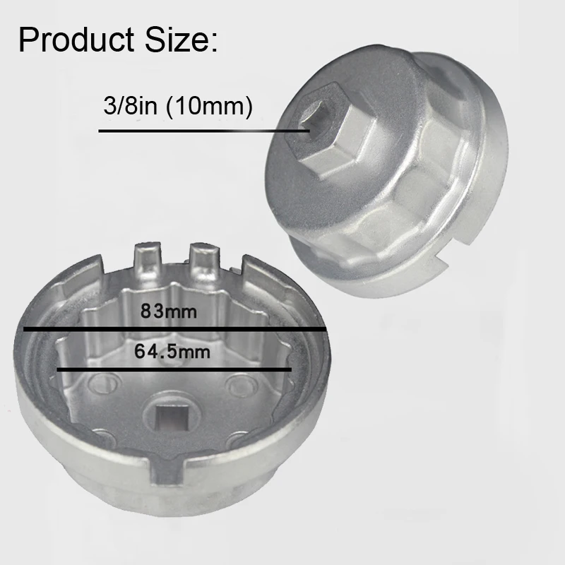 Oil filter wrench Car oil filter Car Auto Oil Filter Wrench Cap Socket Remover Tool Fit For Toyota Camry RAV4 Avalon/ Lexus ES300h GS350 RX350 RX450h Accessories