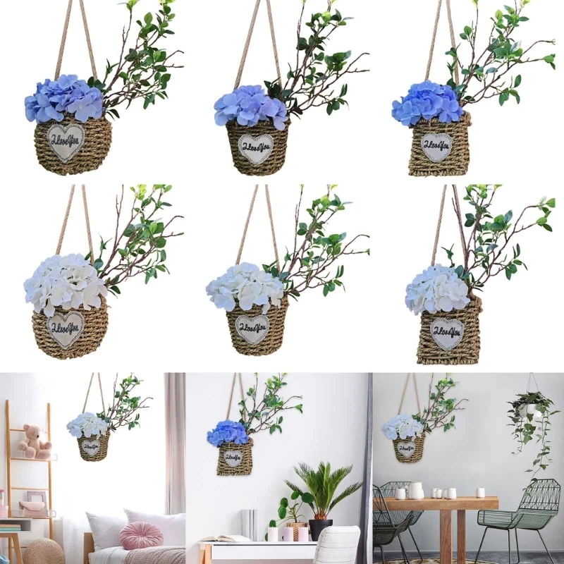 

Входная дверь подвесной корзина венок весенний венок фермерский сезонный знак приветствия Прямая поставка