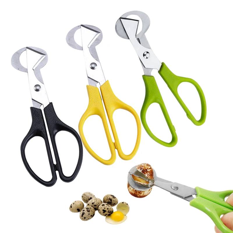 

1pc Stainless Steel Pigeon Quail Egg Scissor Bird Cutter Opener Egg Slicers Kitchen Housewife Tool Clipper Accessories Gadgets