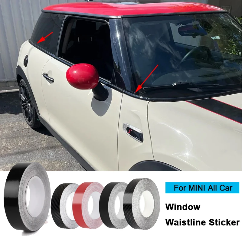 Car Window Trim Vinyl Film Door Waistline Sticker For Mini Cooper S R52 ...