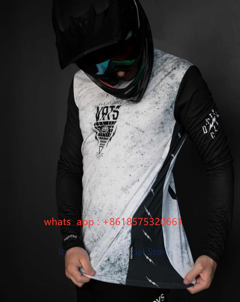 thumbnail image 1 of 2023 VIRTUOUS VRTS CRUZ MTB Motocross Jersey Bicicleta BMX Bicicleta de montaña Resistencia Carreras Descenso Ciclismo Camiseta Dh Maillot, 1 of 5