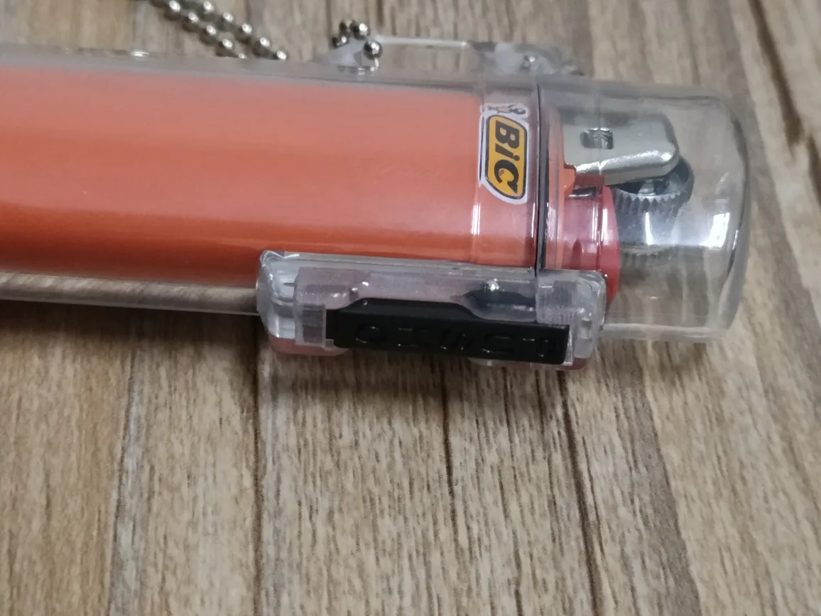 caso plástico transparente do escudo do isqueiro para francês bic grande isqueiro prova dwaterproof água