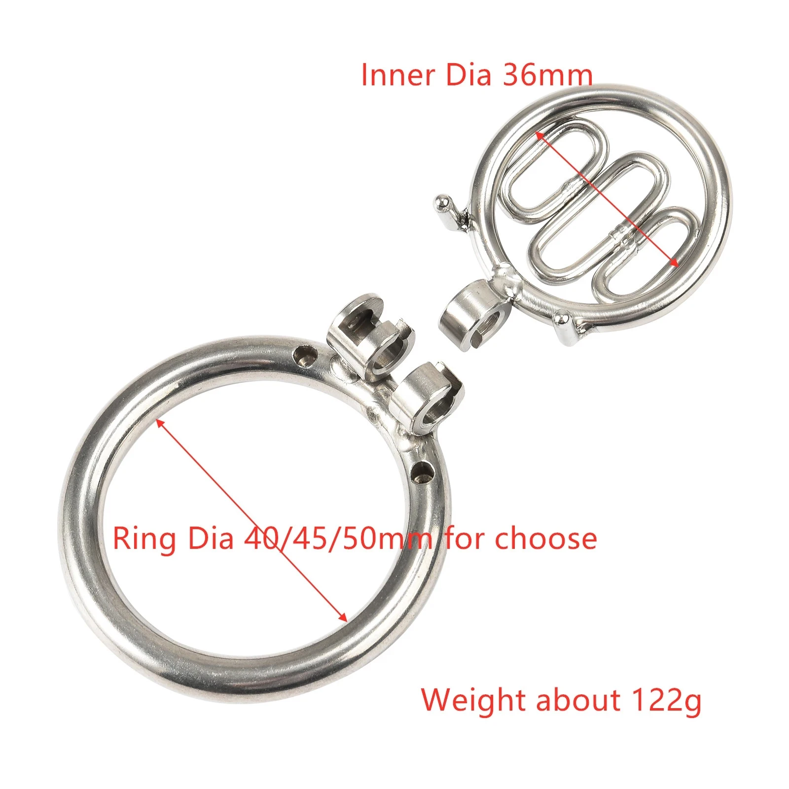 Juego de jaula de castidad de acero inoxidable para hombre, cinturón de  Bondage, anillo de esclavo, jaula de pene de León de Metal para hombre  pequeño - AliExpress