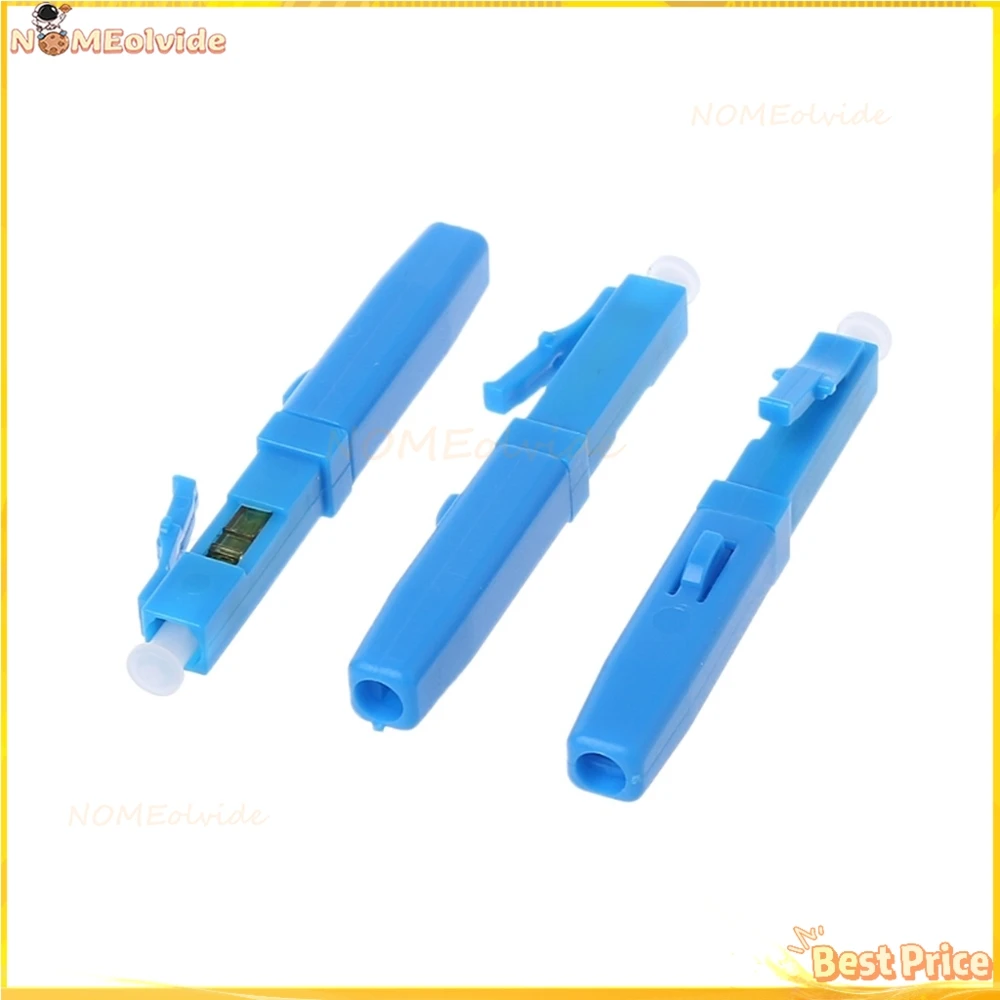 

10 шт. LC UPC Быстрый коннектор, одномодовый волоконно-оптический Быстрый коннектор встроенного типа FTTH волоконно-оптический Быстрый коннектор