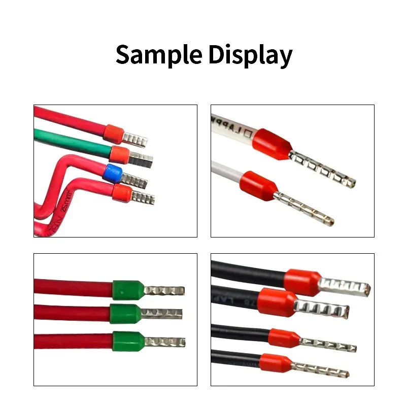 6-25mm² 공압식 단자 압착기 튜브형 절연 단자 압착기 냉압착 클램프 단자 압착기