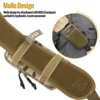 OneTigris Molle Phone Pouch Cell Phone Holder with Belt Loop EDC Utility Gadget Waist Bag Zipper- Tactical Cell Phone Holster 4