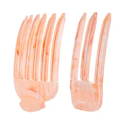 Natural Fluffy Hair Clip - Heatless Styling Tool (Mixed Orange Set)