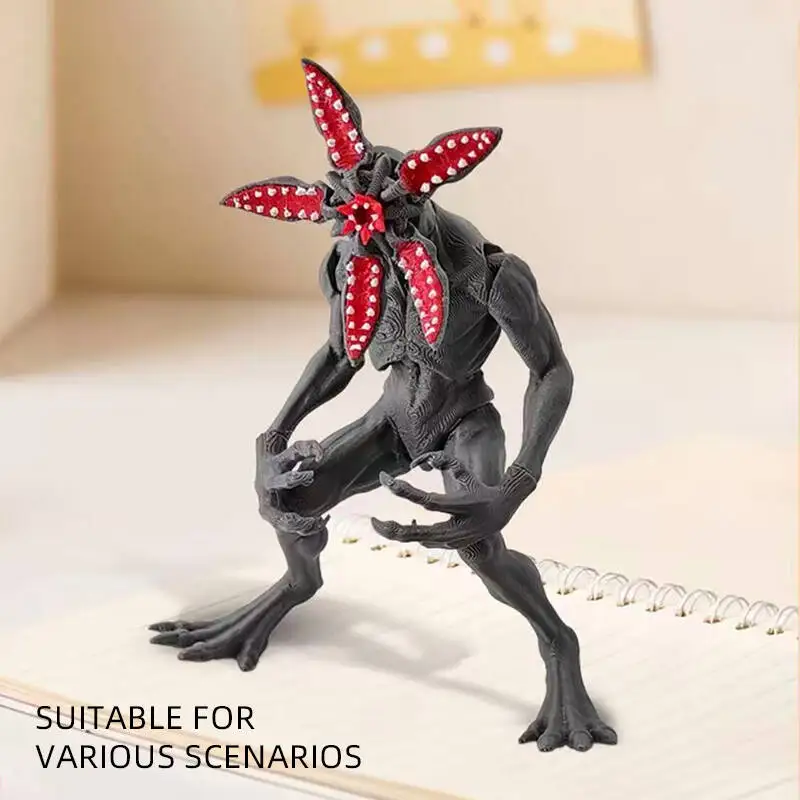 3D-Gedruckte Bewegliche Gelenkfigur Flexibles Sensorisches Spielzeug Kreatives Cartoon-Pflanzenmodell Schreibtisch-Deko Stressabbau-Geschenk