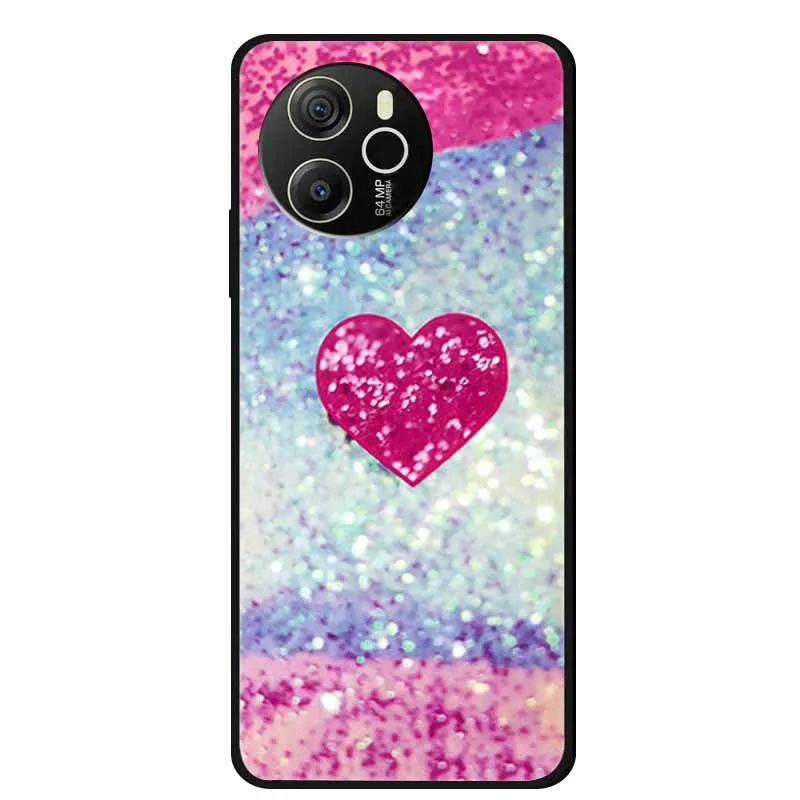 Cartoon Black Silicone Soft TPU Phone Cover - Protective Case