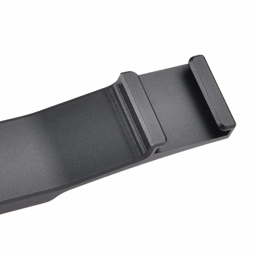 Double Cold Hot Shoe Adapter Mount Extension Holder Video Bracket for Canon for