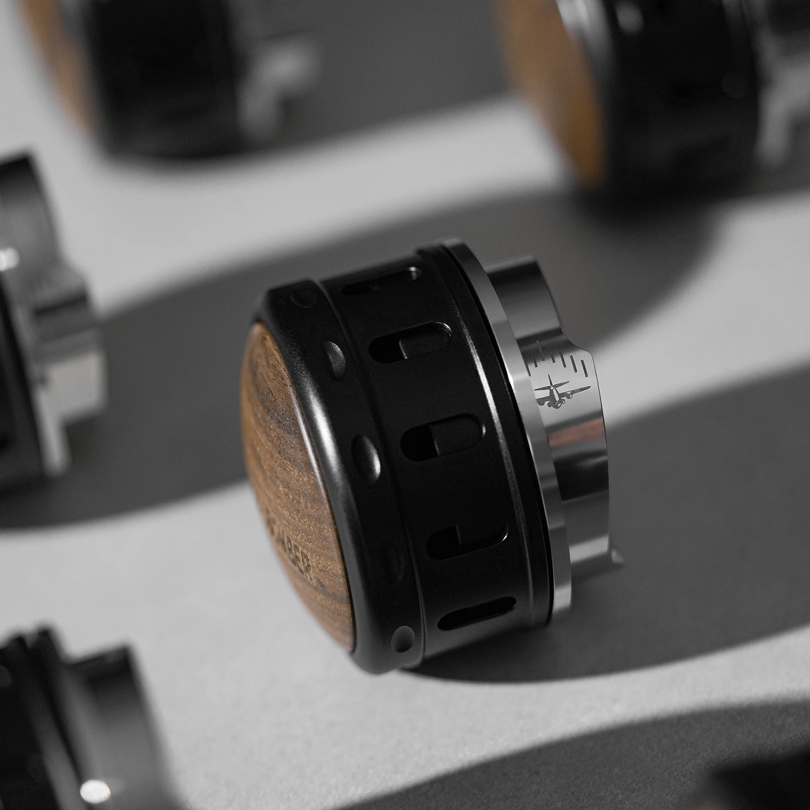 커피 디스트리뷰터 중력 적응형 에스프레소 디스트리뷰터, 전문 바리스타 도구, 에스프레소 포타필터, 58.35mm, 53.35mm, 51mm