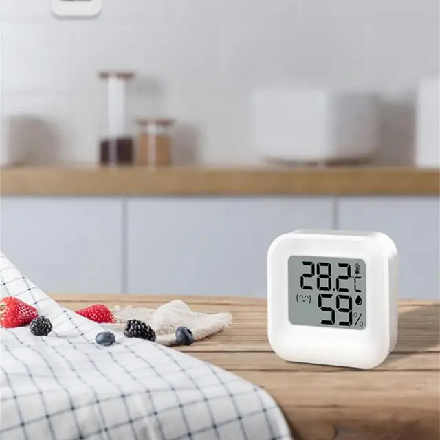 Mini Beltéri Hőmérő Lcd Digitális Hőmérsékletű Szoba Higrométer Mérőérzékelő Páratartalom Mérő Hőmérséklet Szerszám - Image 4