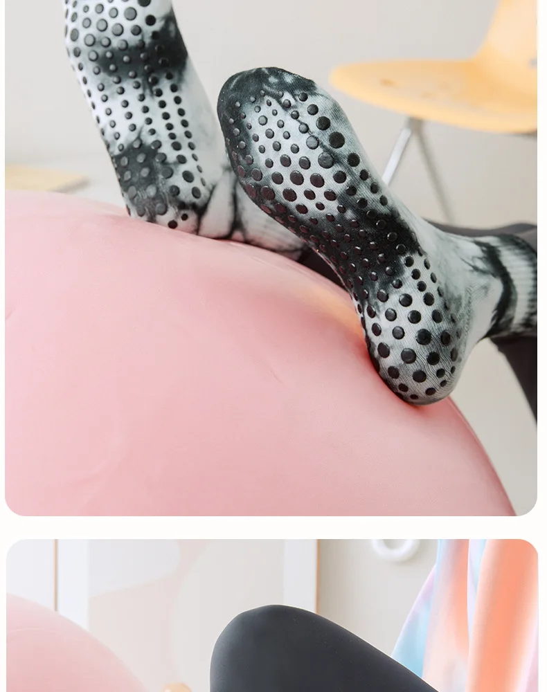 Yoga Socks Women Tie-dyed Silicone Non-slip Pilates Grip Crew Sock 27 S2c59362d8133416d9724ce2a16a3f265j